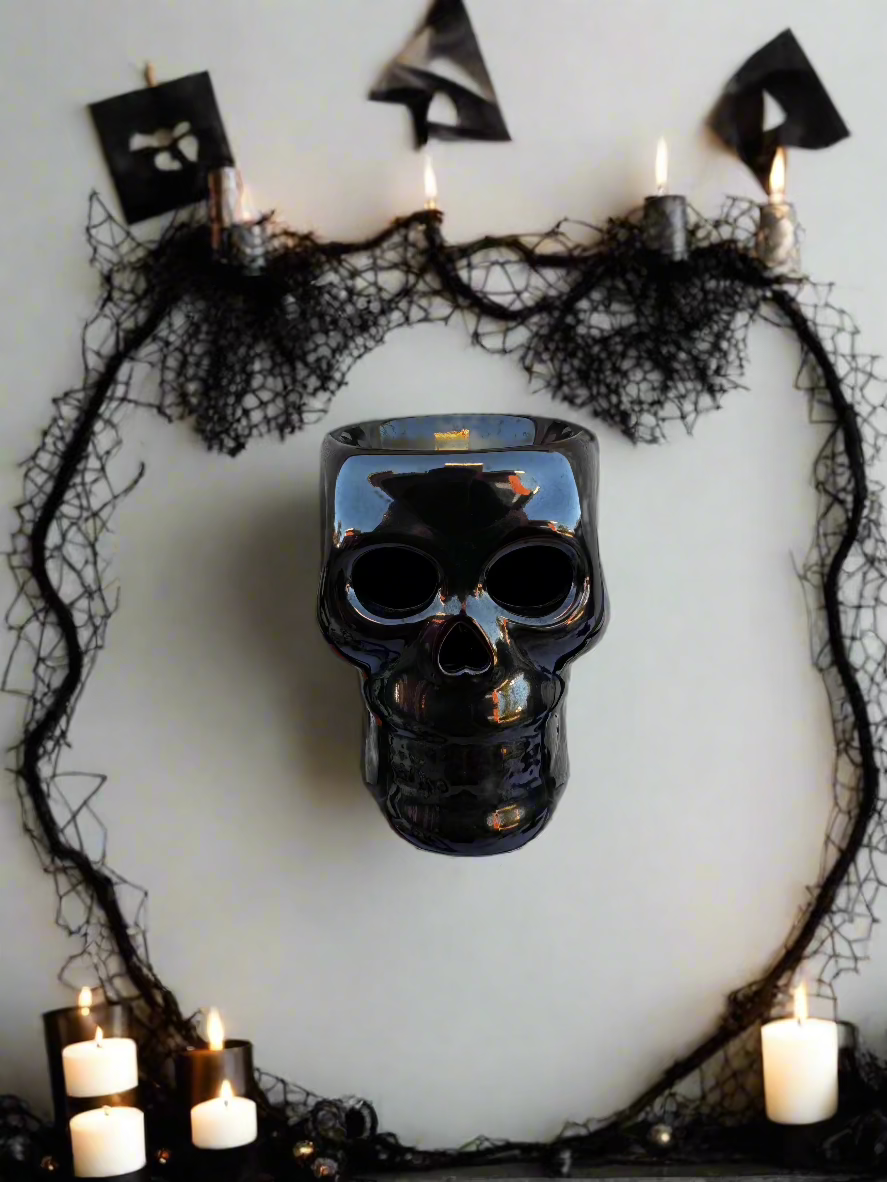 Black Skull Plug-In Wax Melter
