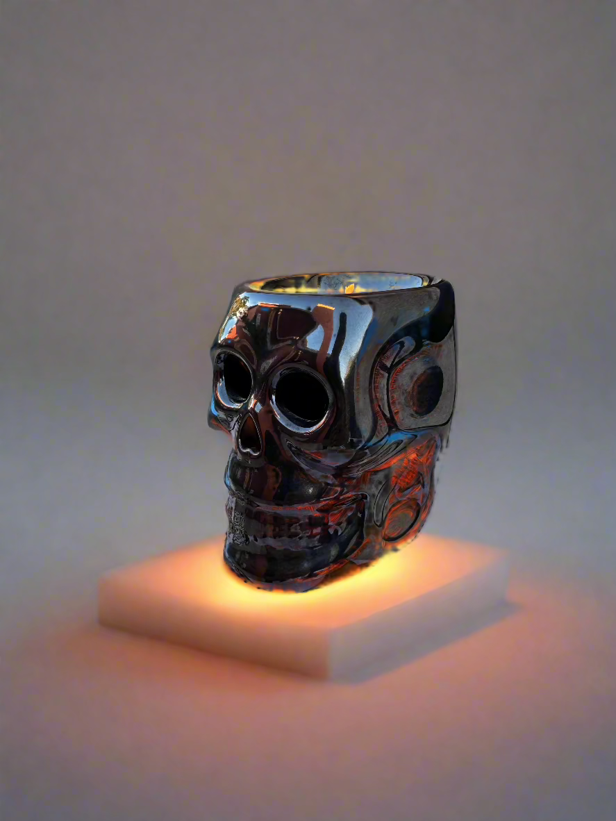Black Skull Plug-In Wax Melter
