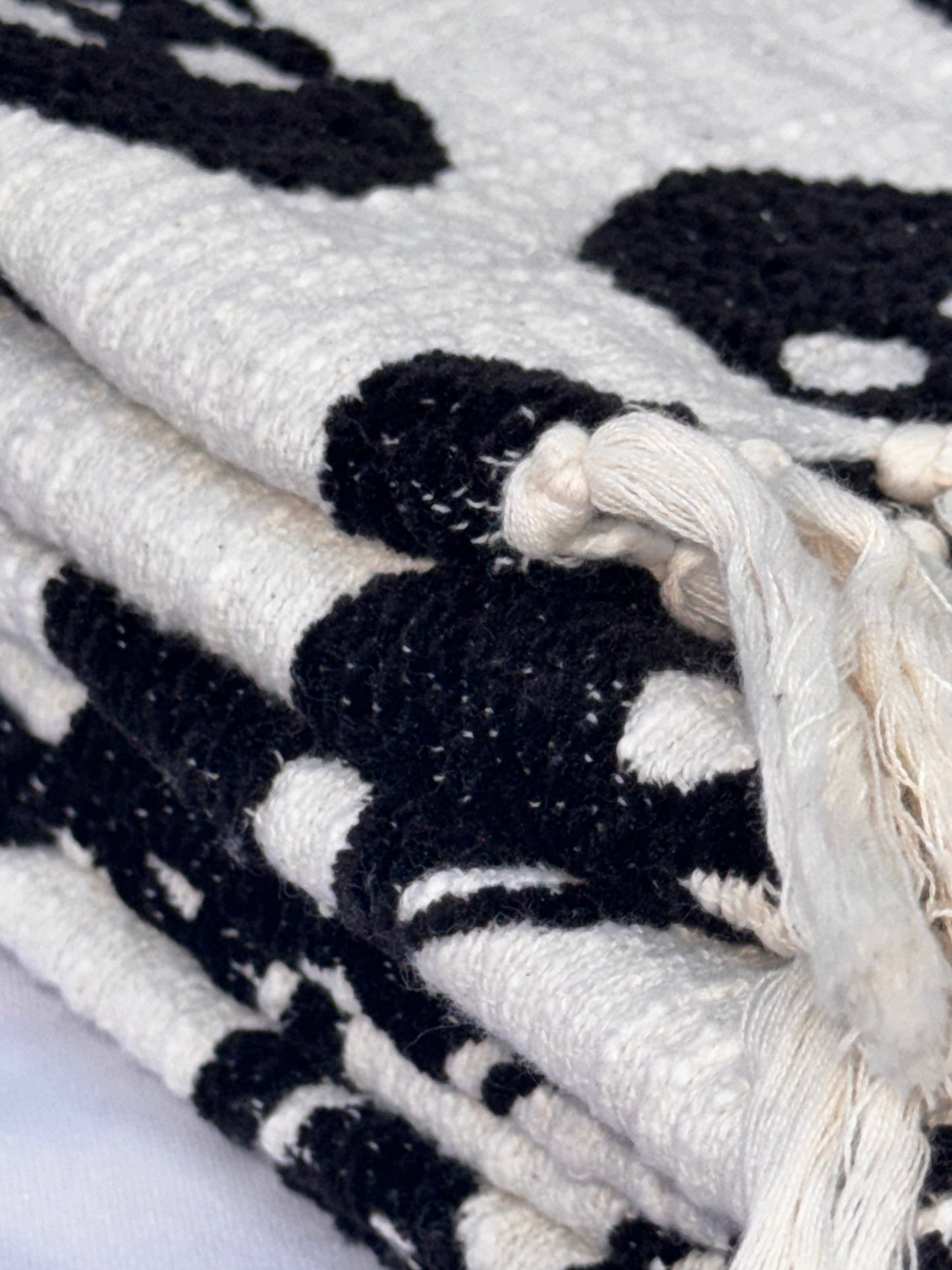 Cozy Skull Halloween Throw