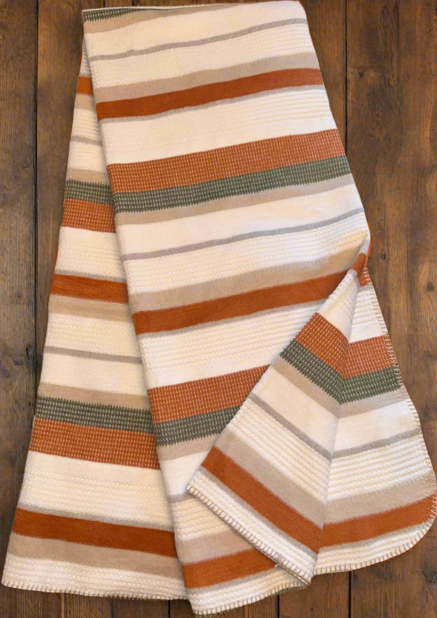 Harvest Stripes Woven Throw