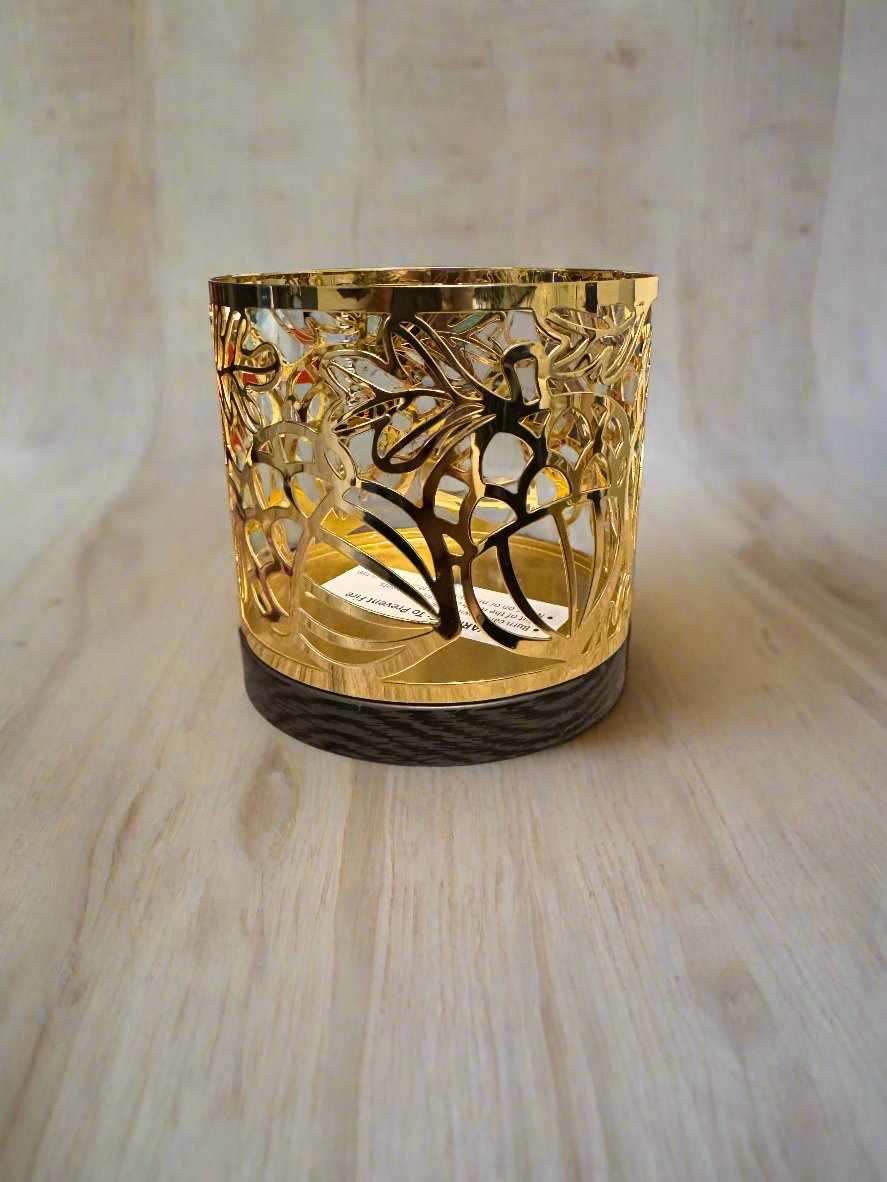 Golden Harvest Acorn Candle Holder