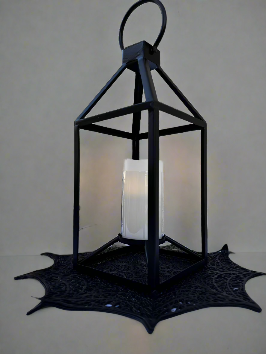 Black Gothic Metal Lantern