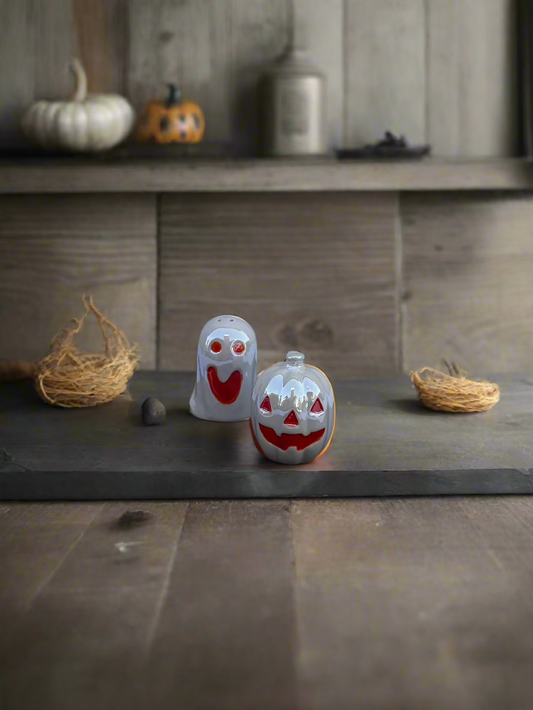 Spooky Duo Ceramic Salt & Pepper Shakers