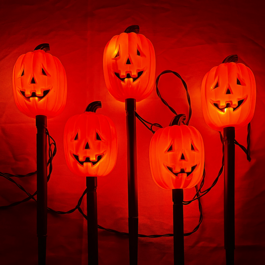 Spooky Pumpkin Pathway Lights (5 pk)