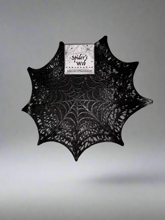Spider Web Halloween Placemat (Set of 4)