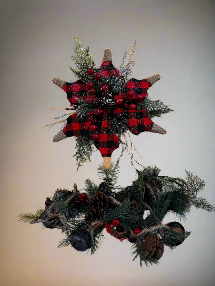 Rustic Star Tree Topper (10.25 x 2.75 x 15.75)