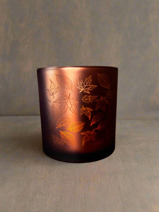 Crimson Goldleaf Candle Holder